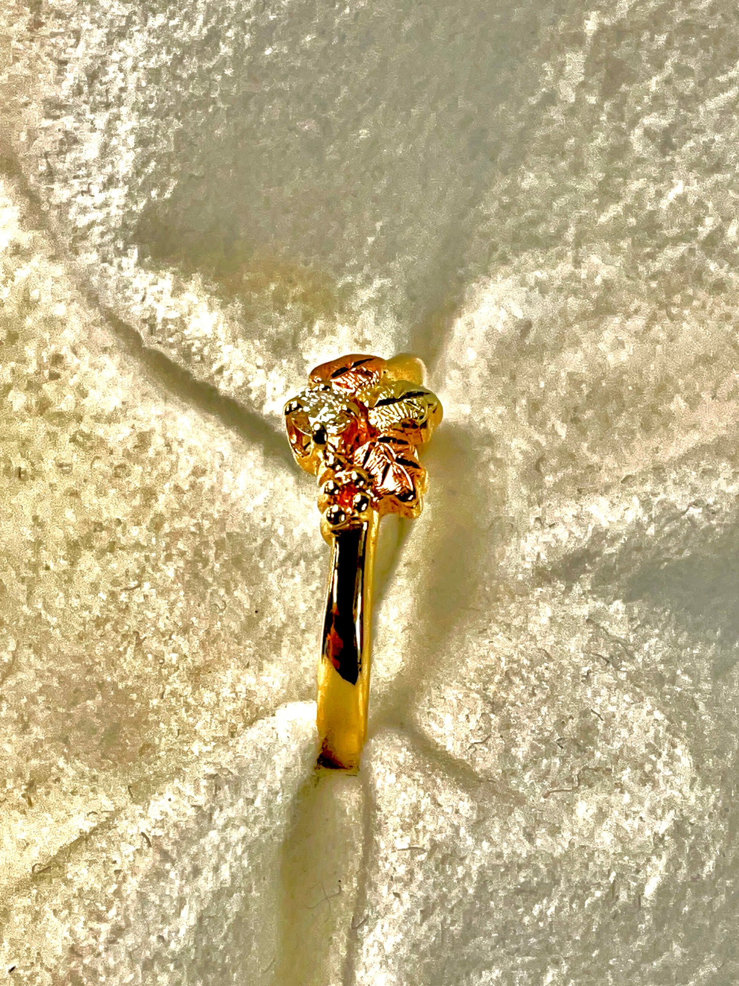 Black Hills Gold Diamond Ring