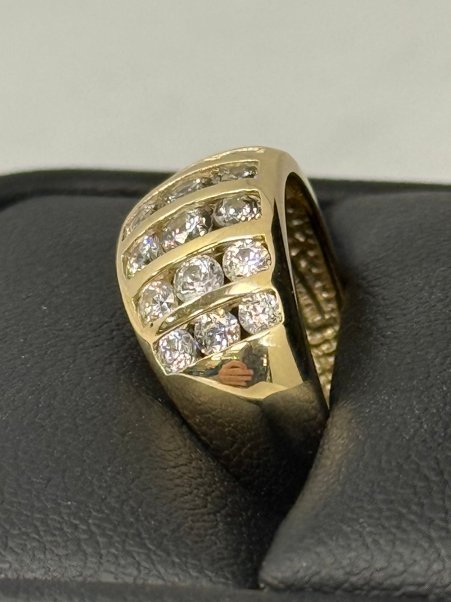 Cubic Zirconia Parallel Band