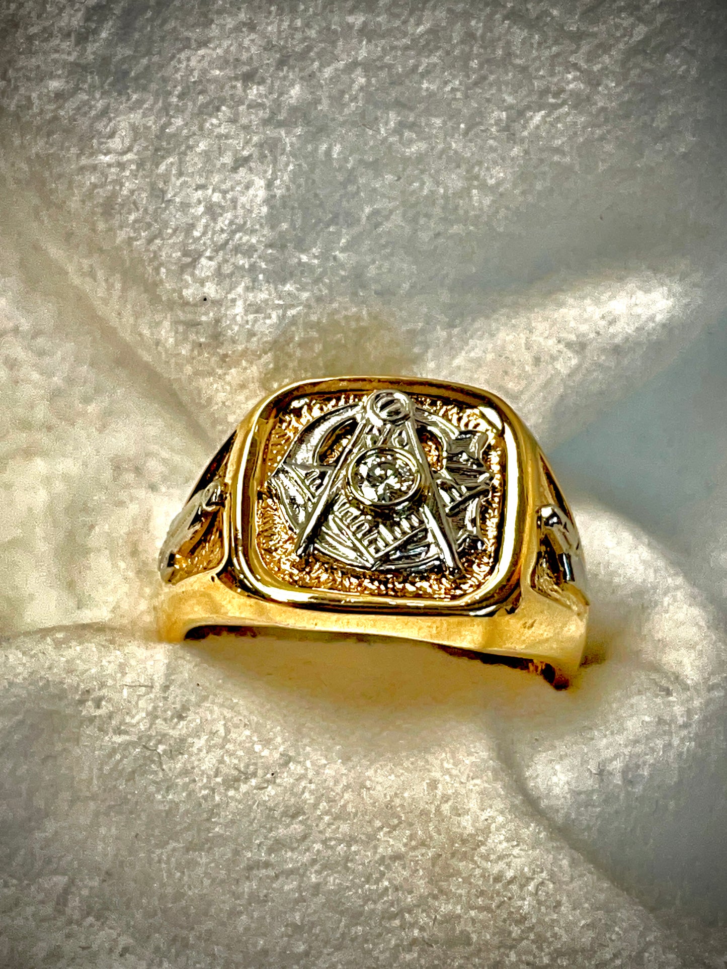 Masonic Diamond Ring