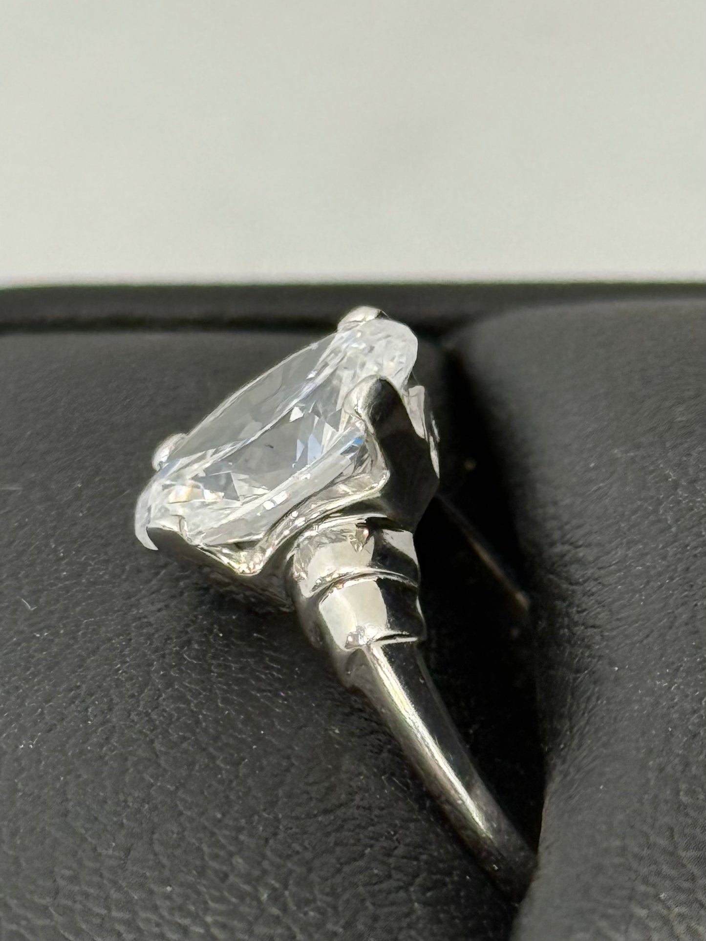 Oval Solitaire Cubic Zirconia